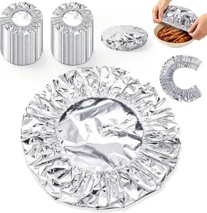 50 PCS Reusable Aluminum Foil Zipper Bags，Freezer Safe Waterproof Food Storage Bags | Airtight
