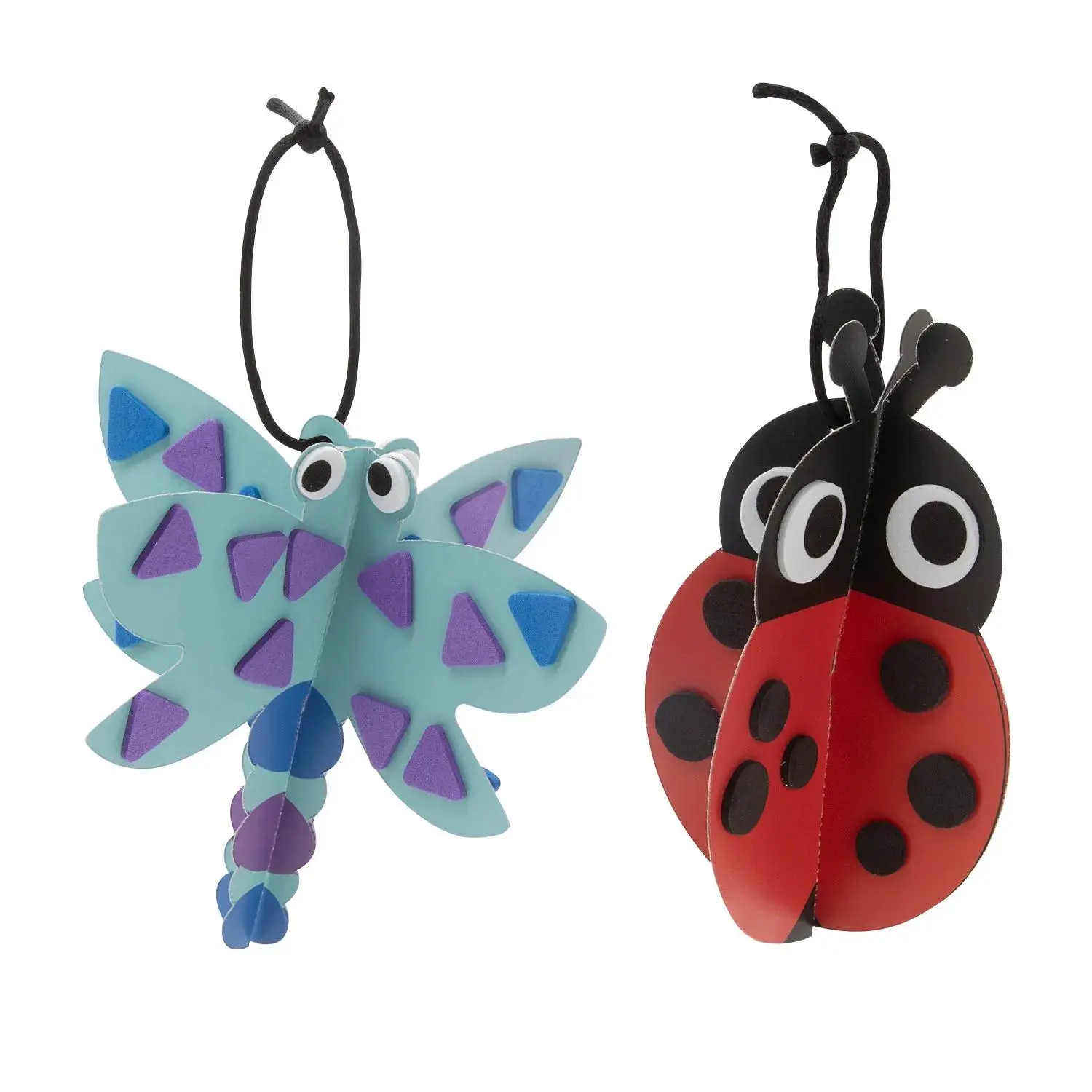 DIY Bug Windcatcher Craft Kit - Makes 12 Hangable Satin Window Decor Ornaments