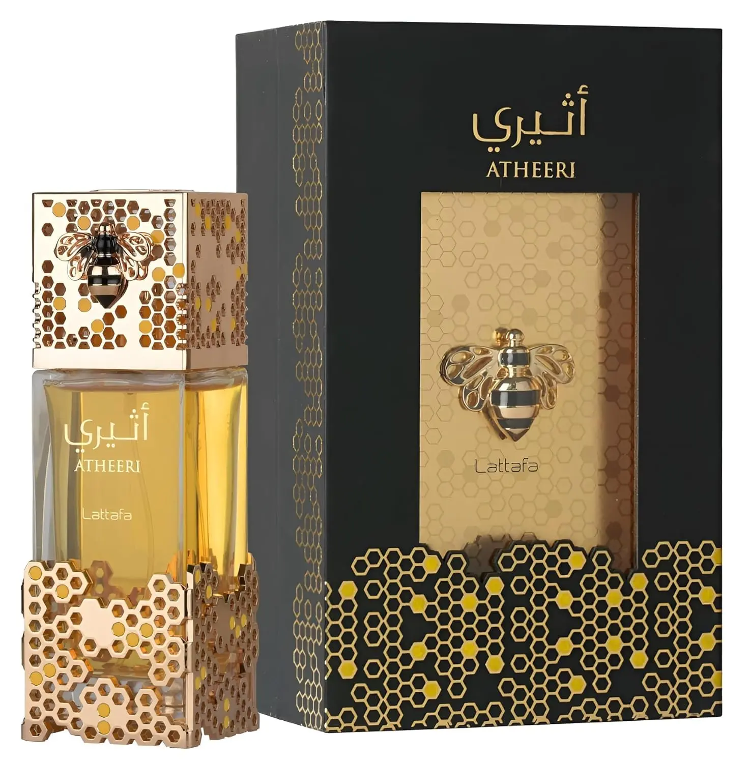 Lattafa Atheeri for Unisex Eau de Parfum Spray, 3.4 Ounce