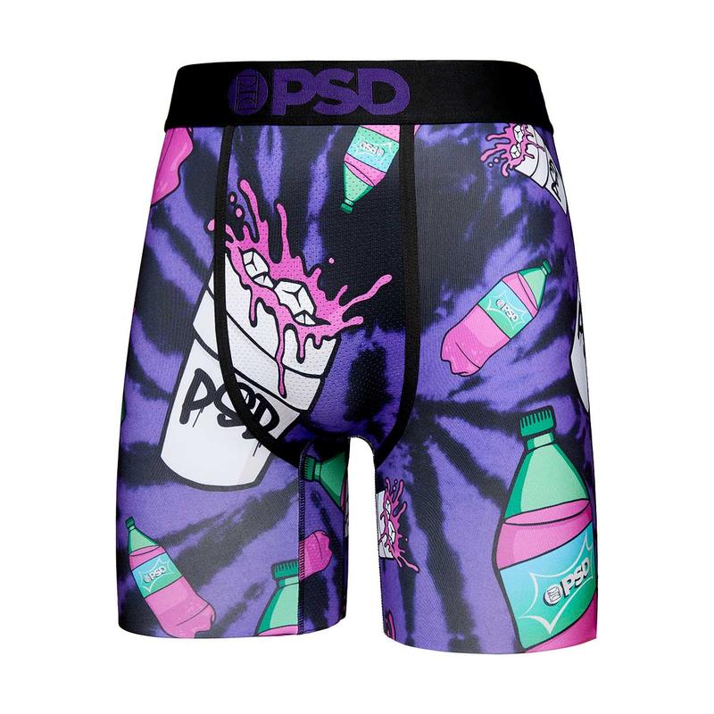 PSD Men's Big Gulp Boxer Brief 3 Pack - Standard Length 7 Inch Inseam, Soft and Breathable Cotton Blend Fabric