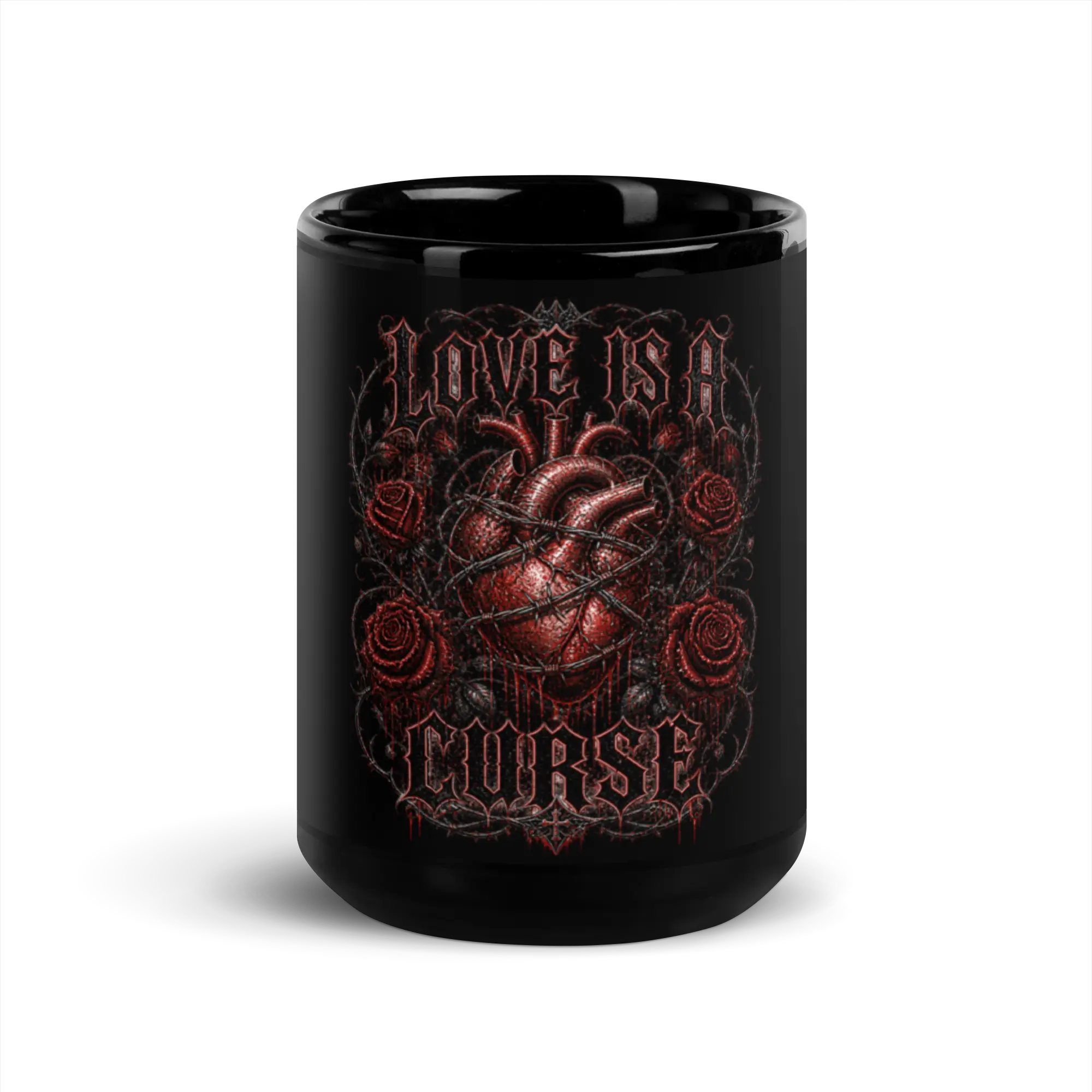 Sick Satisfaction – LOVE IS A CURSE – Dark Romantic Gothic Mug