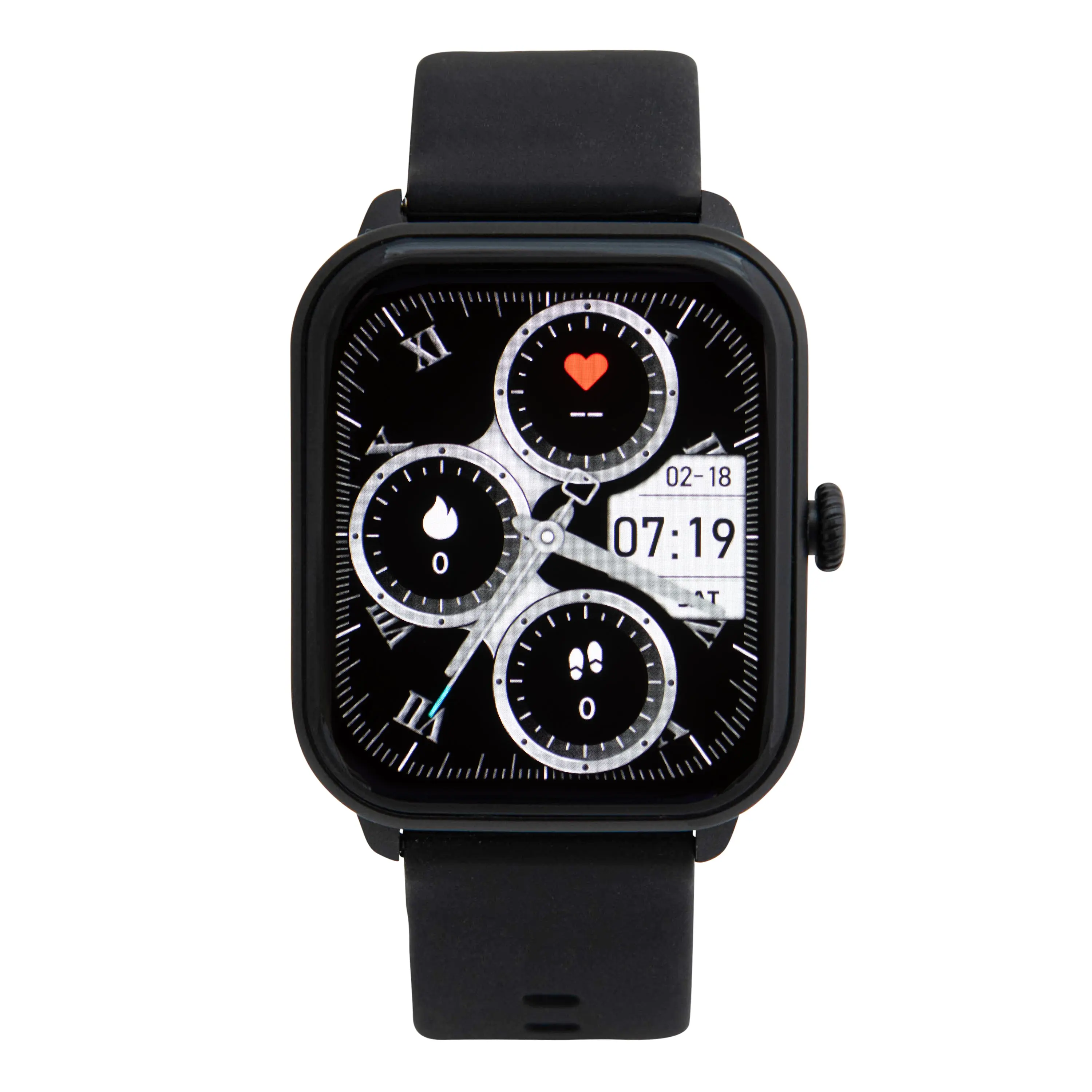 iWatch Model #: BCBR - Black Case with Black Rubber Band