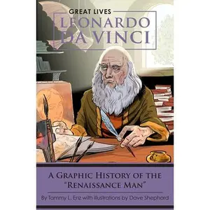 USED-Leonardo Da Vinci: A Graphic History of the Renaissance Man by Enz, Tammy L. (Paperback)