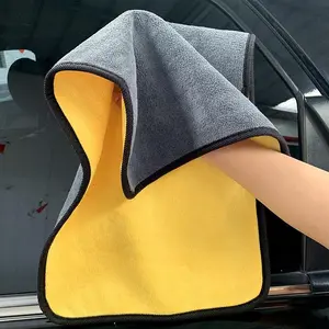 Car Cleaning Cloth, Super Thick Absorbent Car Wash Towel, Double-sided Car Detailing Tool, Universal Car Cleaning Care Cloth Drying Towel for Car Body Seat Dashboard Glass Interior, Car Accessories