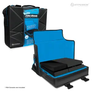 Hyperkin The Rook for PS4 Travel Case, Modular Storage Compartments, Impact-Resistant Interior Foam Padding, Durable Nylon Fabric