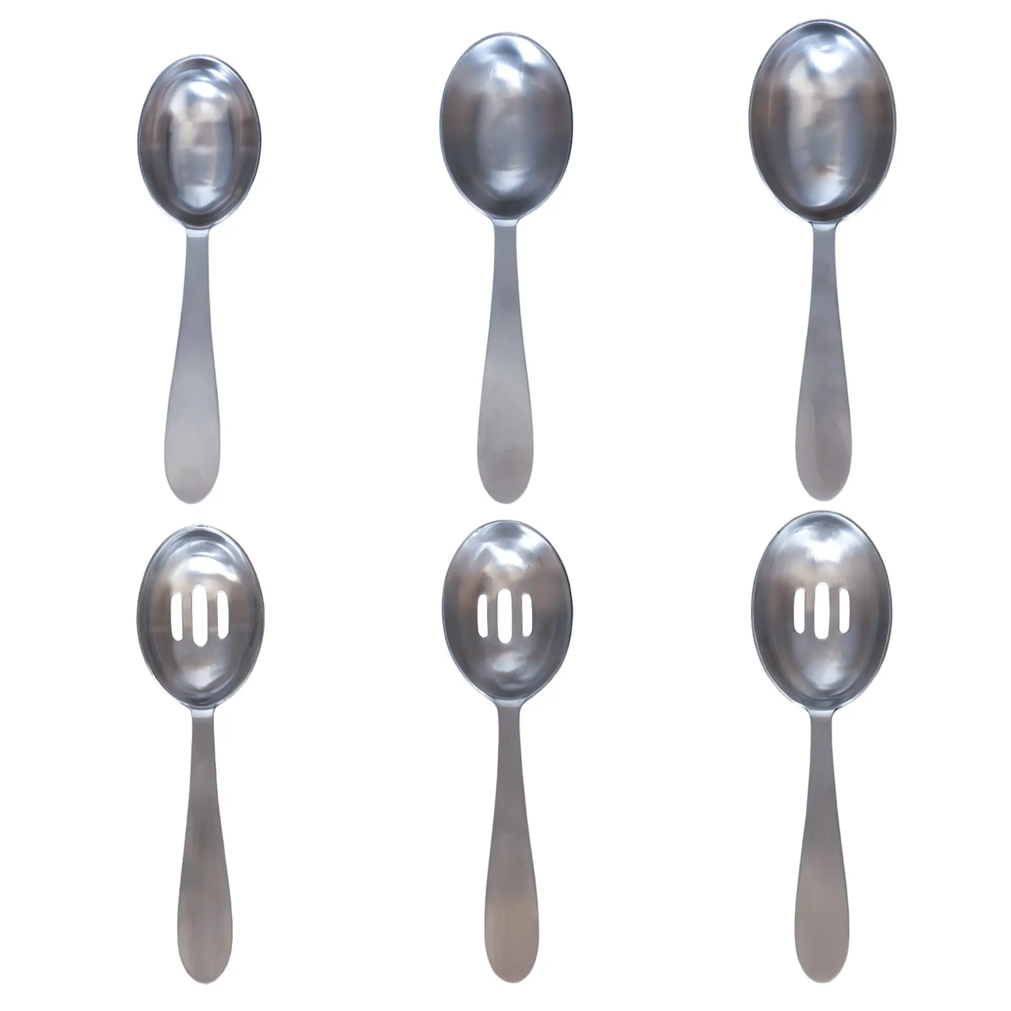 Portion Control Serving Spoons (6-Piece Dining Set)