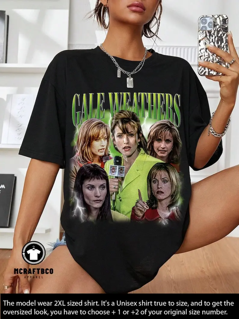 Gale Weathers Vintage T-Shirt, Limited Gale Weathers Vintage T-Shirt, Gale Weathers Gift For Women and Man Unisex T-Shirt
