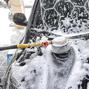 Automatic Rotating Car Wash Brush Retractable Microfiber Automatic Rotating Foaming Car Brush Long Handle Cleaning Mop