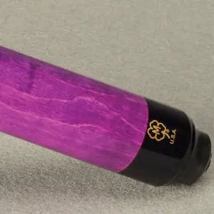 McDermott Cues GS Series Billiard Cue - Purple and Pink Stain, Customizable, Exotic Wood for Sports & Outdoor Ball Sports Billiards & Snooker