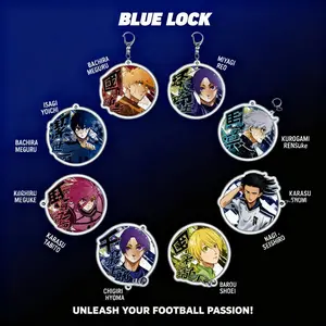 BLUE LOCK Blue Lock Isagi Yoichi Bachira Meguru Acrylic Keychain Anime Merchandise Cross Border Ready Stock Fast Shipping
