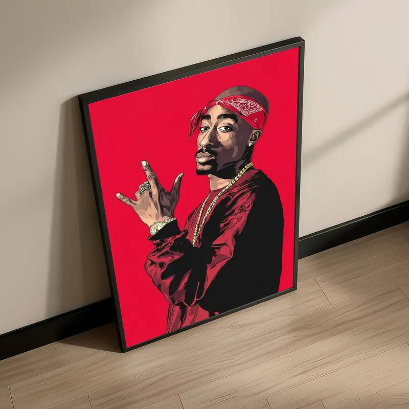 tupac poster 90s - TikTok Shop