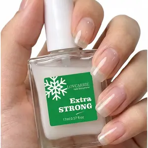 LOVCARRIE Nail Strengthener in Creamy White No baking, no drying required Protects brittle nails Ideal for thin, soft nails Shine enhancer