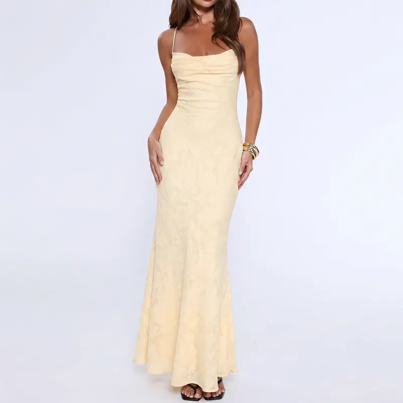 Hello Molly Bridge To Wonderland Maxi Dress Crisscross Back Lace Party Dress