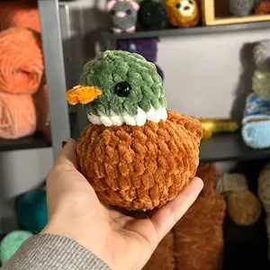 Handmade Crocheted Duck