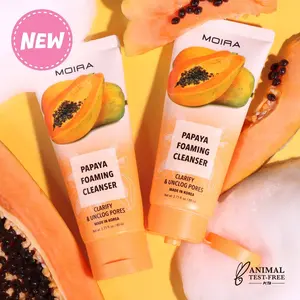 Moira Cosmetics - Facial Cleanser with Papaya Extract for Soft and Clear Skin - Skincare