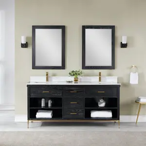 Kesia 72" double vanity with top