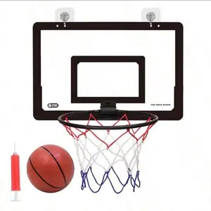 Wall Mounted Basketball Hoop, 1 Set Basketball Backboard with Ball & Pump & Accessories, Mini Basketball Hoop, Basketball Shooting Toy, Indoor Basketball Game