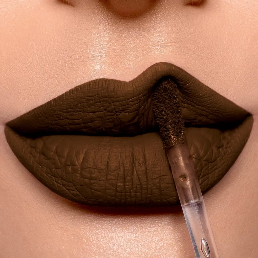 CHOCO 'TINI [brown] mega matte liquid lipstick  - High Pigmentation - Long-lasting - Matte