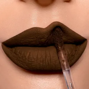 CHOCO 'TINI [brown] mega matte liquid lipstick  - High Pigmentation - Long-lasting - Matte