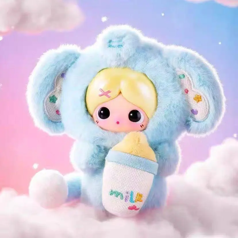US  Piupu-Fluffy Hug 200% series Mystery Boxes Bag Pendant Bunny Plush Dolls Soft Collectibles Hidden Style 2/192