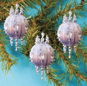 Light Purple Beaded Ornament Kit