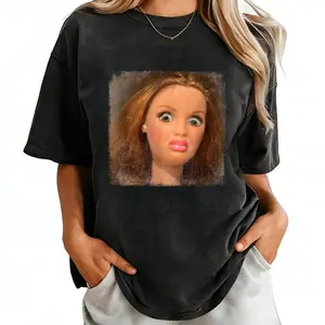 Funny Vintage Crew Neck Tee Regular Fit Casual Funny T-shirts Fashion Top For Daily Wear Made In USA For Women For Men [SaffronSequin 180G/230G 100% cotton short-sleeve/hoodie, soft and comfortable]