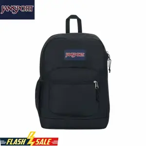 JanSport SuperBreak One Backpack – Lightweight & Durable School Backpack with Large Main Compartment and Front Organizer Pocket, Black
