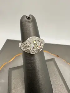 Bespoke Vintage Platinum Ring Bespoke Vintage Platinum Ring