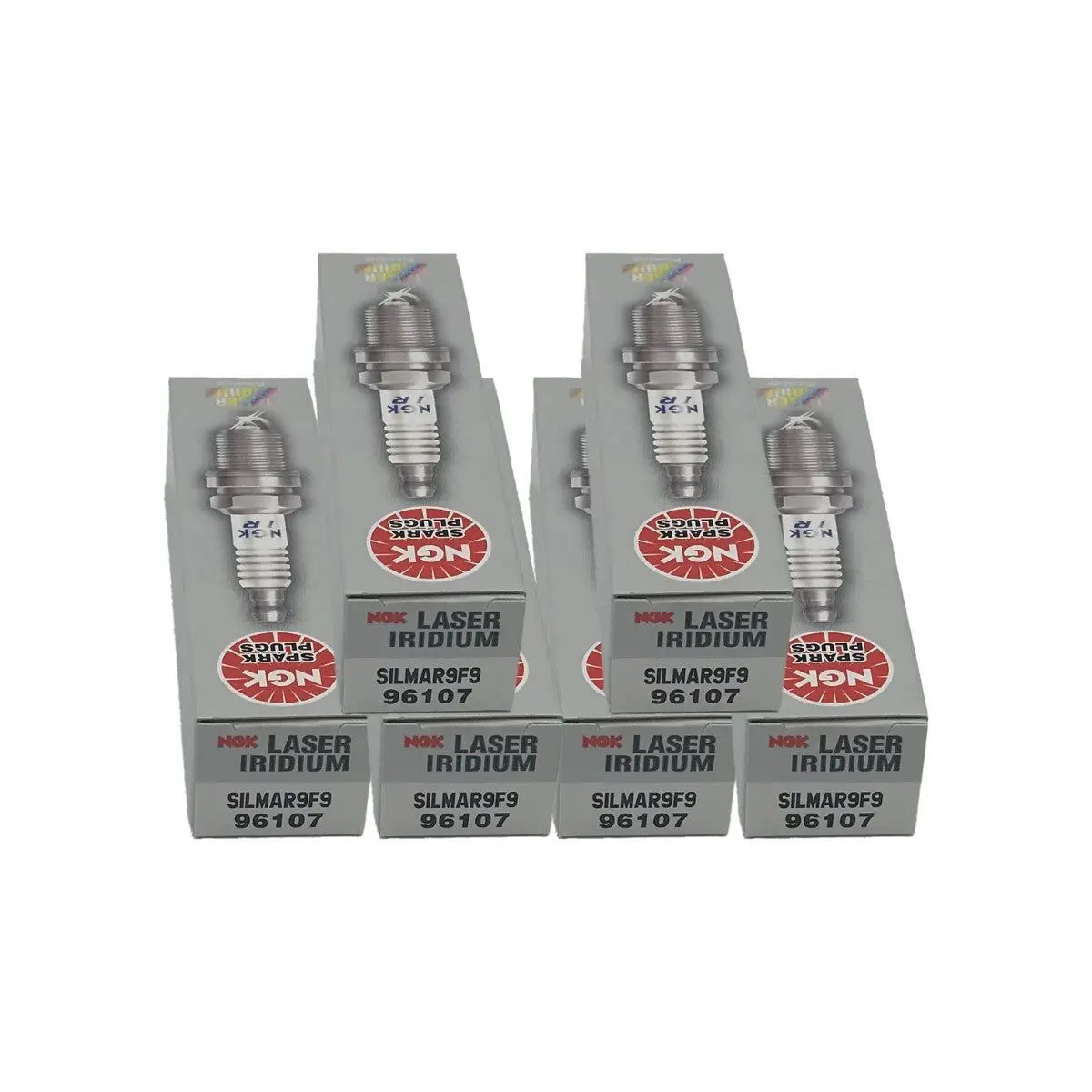 NGK Laser Iridium Spark Plug SILMAR9F9- 6 PACK