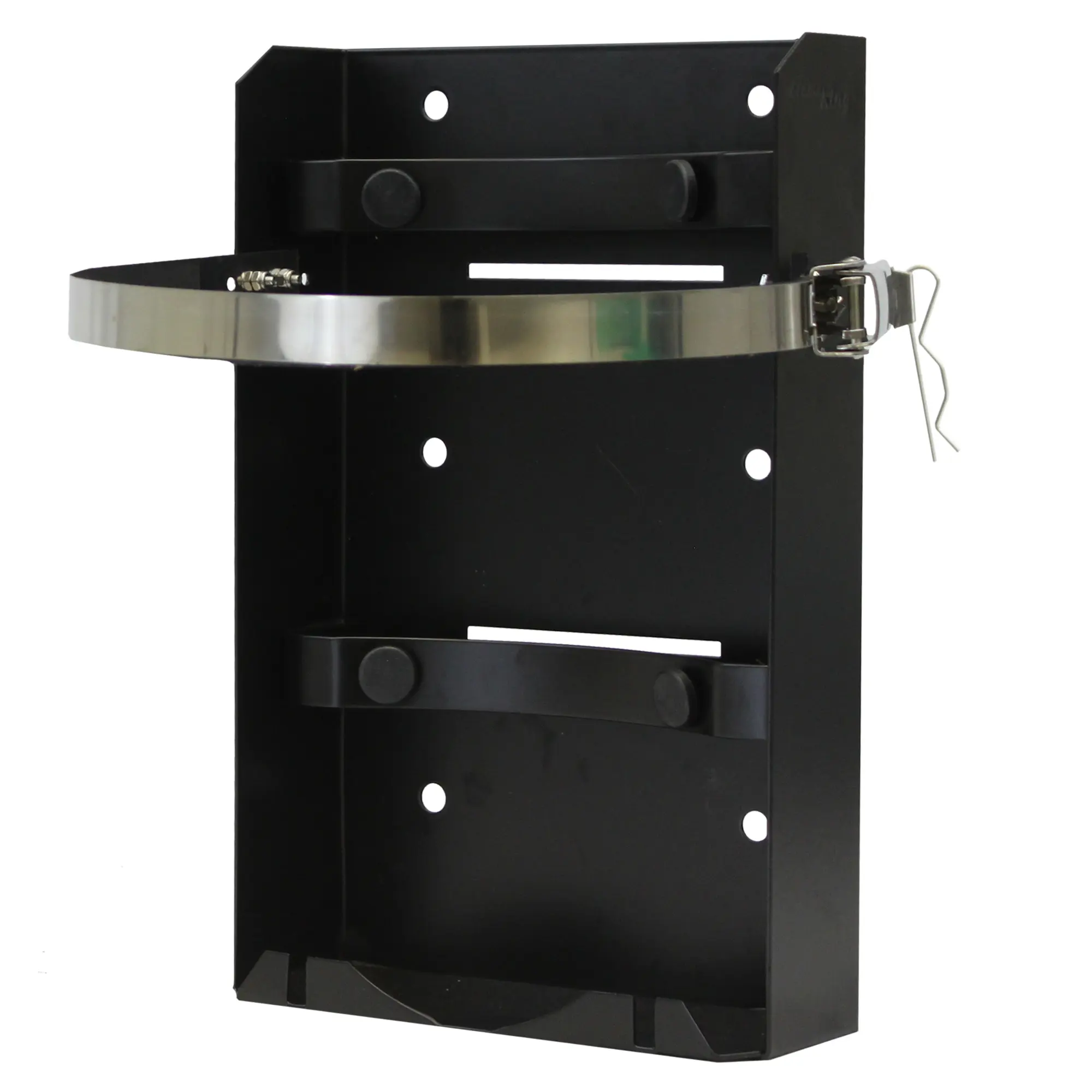 Flame King T-Racks 10LB Propane Tank Mounting Bracket Strap for RVs, Trailers, Campervans, Jeeps, and Overland Vehicles