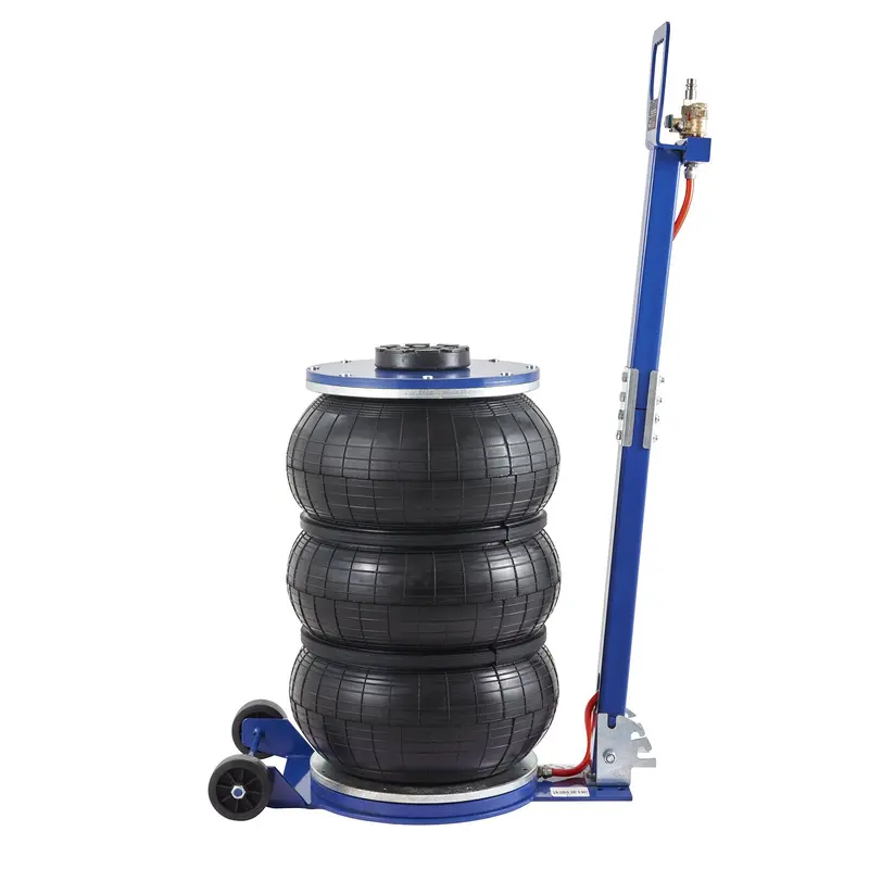 【toolupgrade】VEVOR 5-Ton Pneumatic Jack, 11000 lbs Triple-Bag Air Jack, 1-6 Sec Fast Lifting, 5.5-18.5in Range, 17.7in Lift Height, Steel Pipes, Long Handle, Mechanic Tools for Mechanics’ Car Repair
