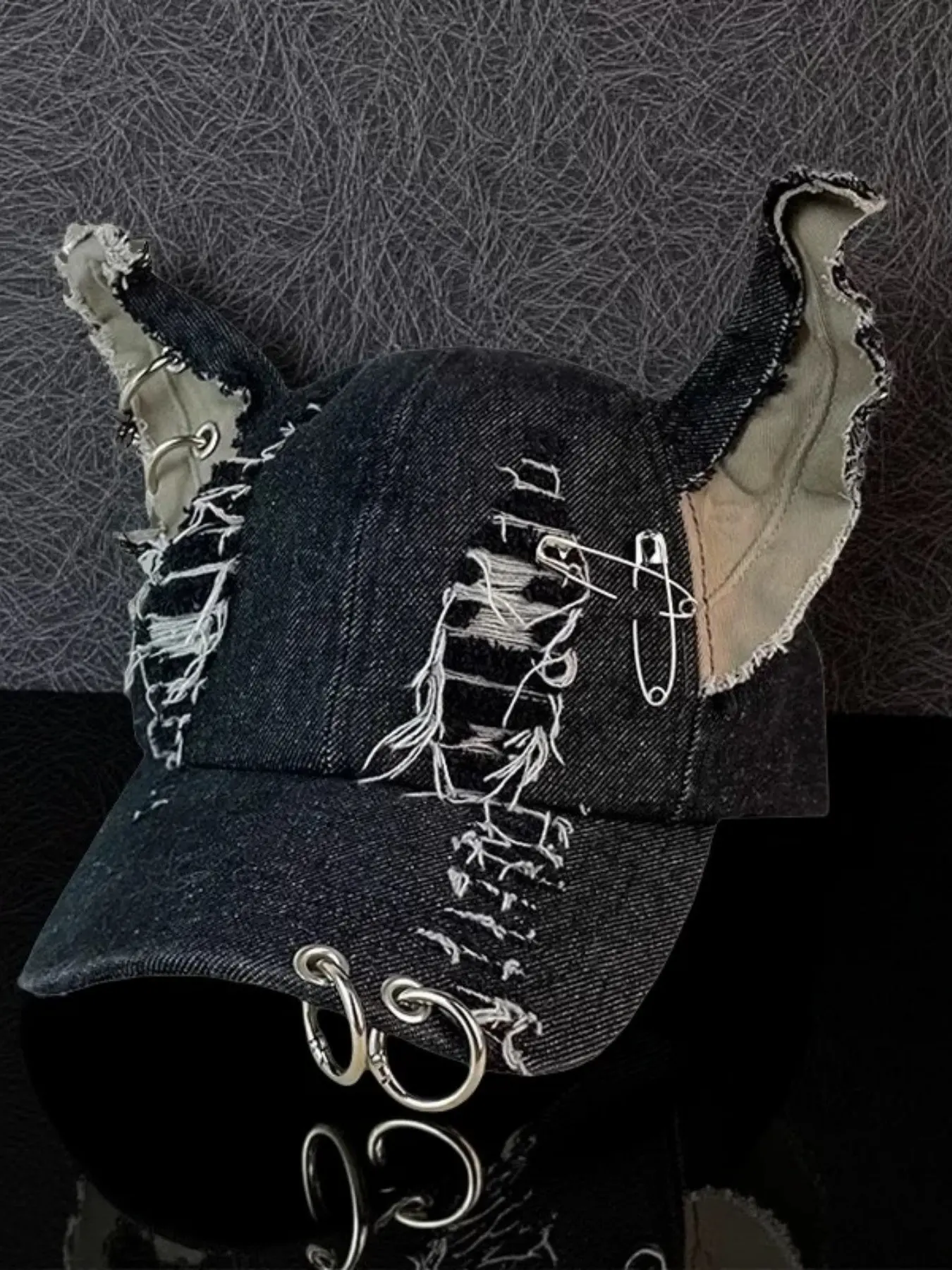 Unisex Wasteland Style Bunny Ear Baseball Cap, Statement Cap  display picture 3