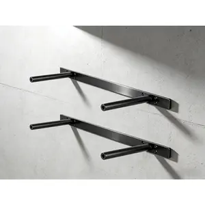 Hidden Shelf Brackets , Floating Shelf Bracket (Additional Brackets -NO Kits) 22 Inch -2 Pcs