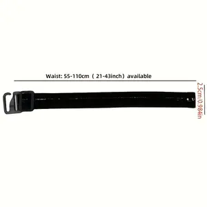 [Non-Slip Belt] Non-Slip Adjustable Belt| Non-slip elasticized grip, adjustable buckle, suitable for formal occasions, black compact drawstring, for suit pants - Wear with Pieces