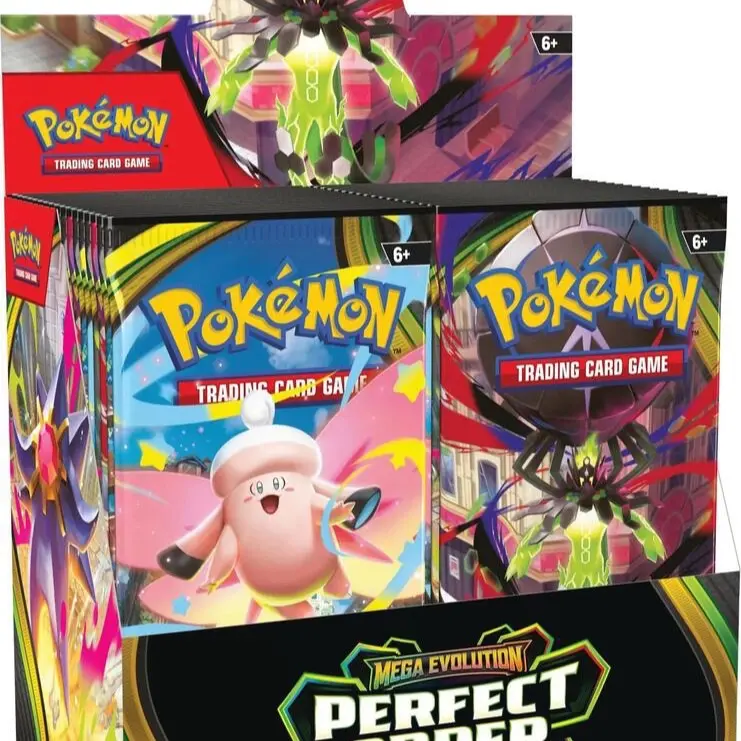 Pokémon mega evolution perfect order booster box Pokémon mega evolution perfect order booster box