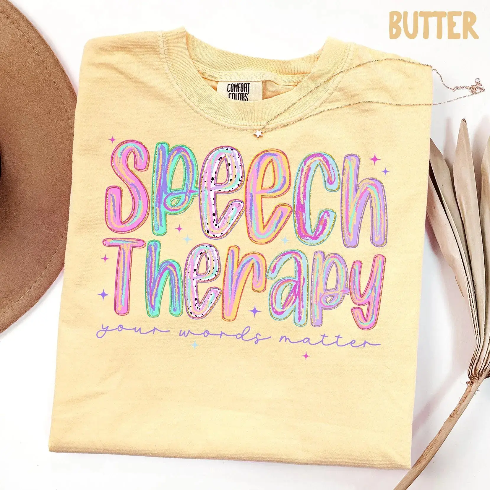 Speech Therapy Shirt, SLP Tee, Speech Therapist T-Shirt, Back to School, Speech Department Gifts, Crew, Squad