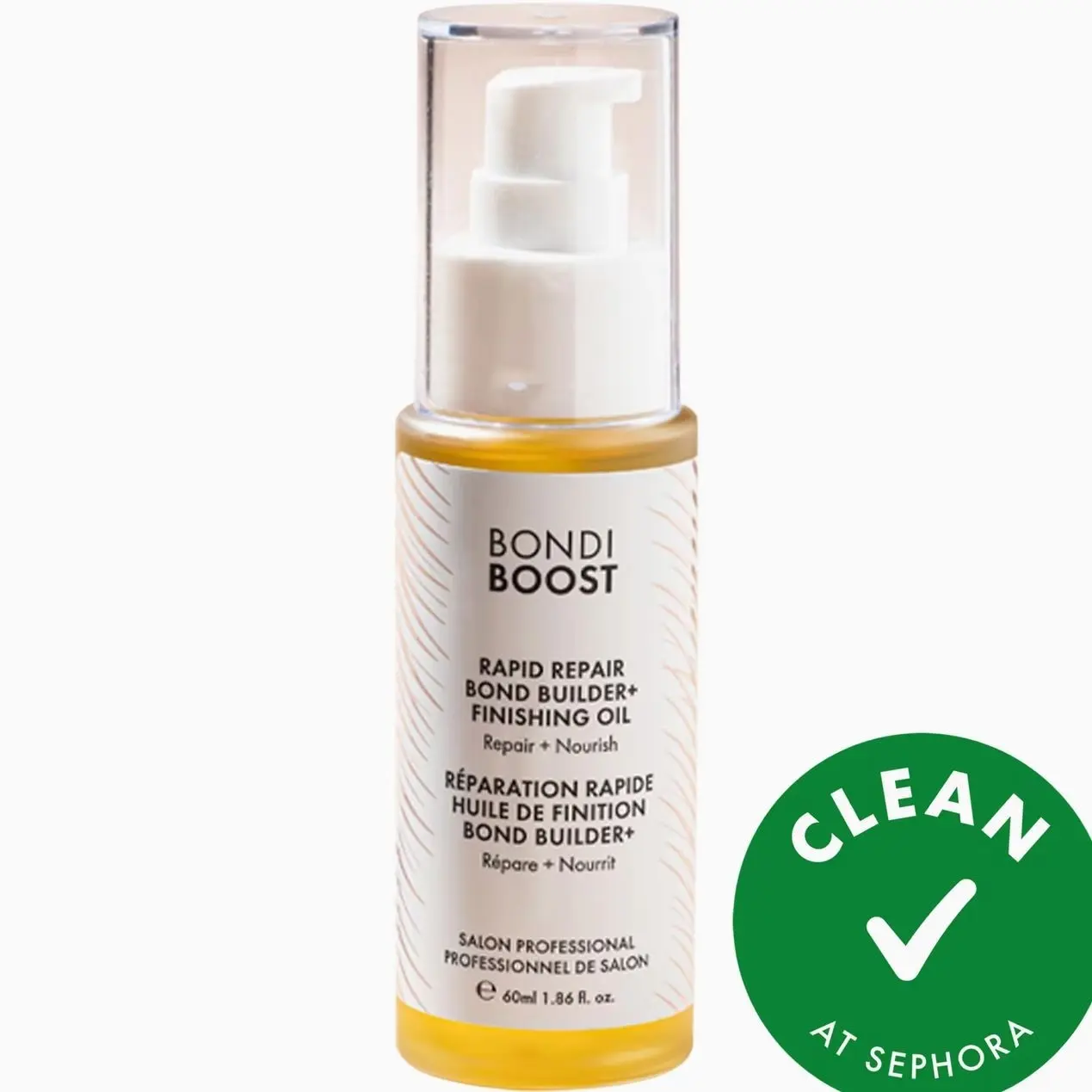 BondiBoost Rapid Repair Bond Builder+ Finishing Oil for damaged hair