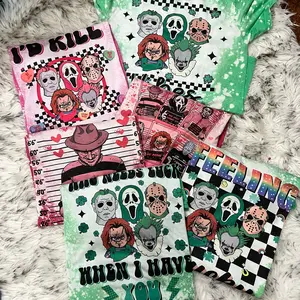 Horror T-Shirt - Valentines Day - St Patrick’s Day - Easter - 4th of July - Unisex Gildan - Sublimation Comfort Fashion Halloween Graphics Menswear Soft