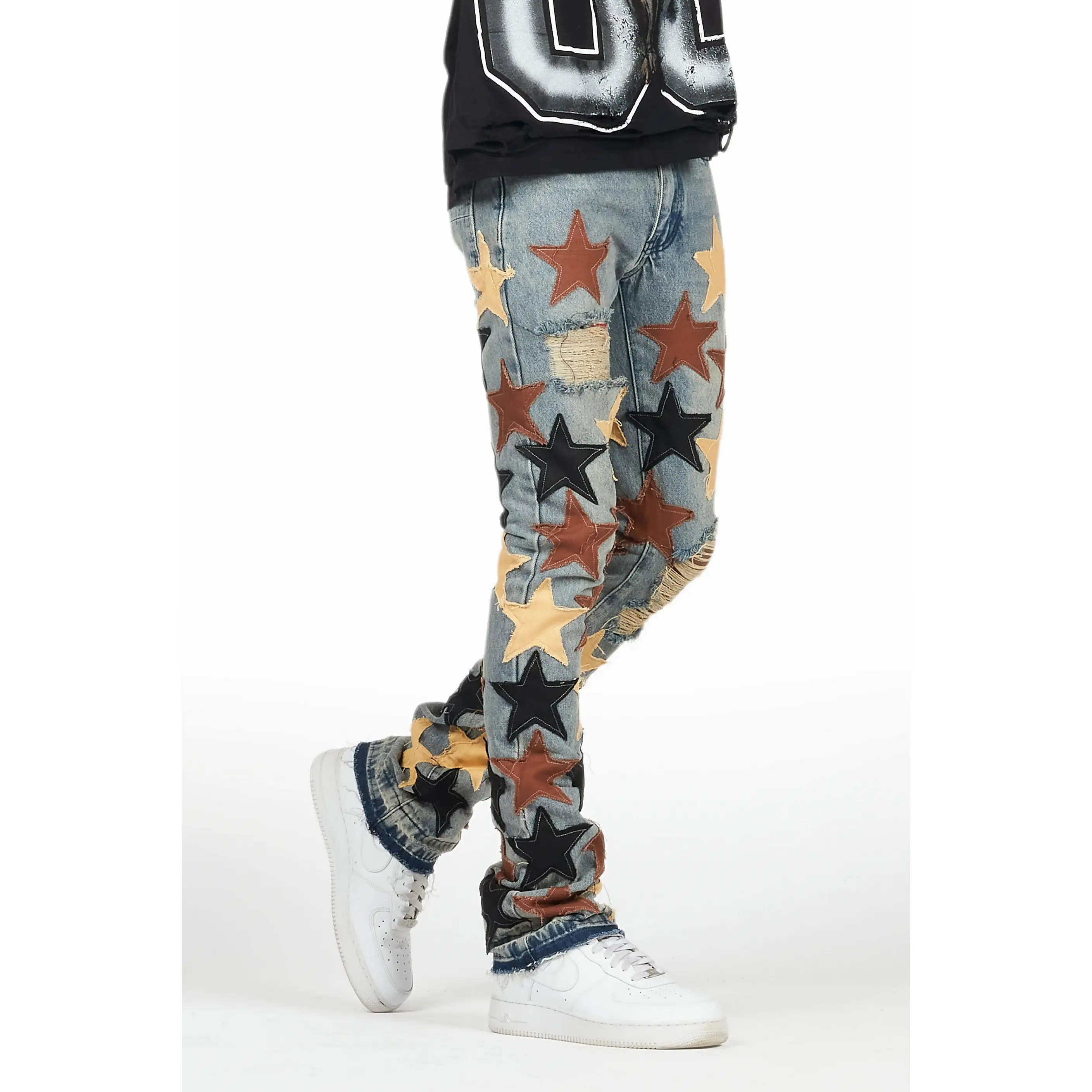 StarLane Tint Stacked Flare Jean
