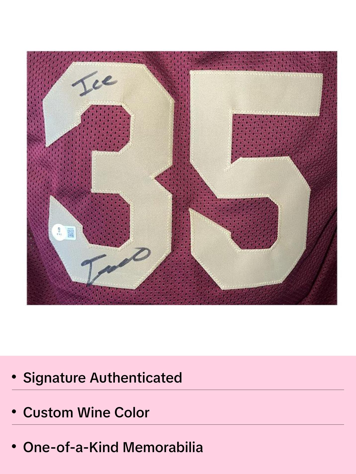 Isaac Okoro Signed Custom Wine Cleveland Basketball Jersey Beckett
