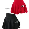 Women's Plus Size Plain Outdoor Sport Golf Tennis Skirt, Comfortable Casual High Waist Pleated Short Skirt with Lining and Pockets, Pleated Tennis Skirts, Pocket Design Skort, Casual Sporty Skorts, Golf Skorts, Solid Pocket Skorts, Stretchy Skorts