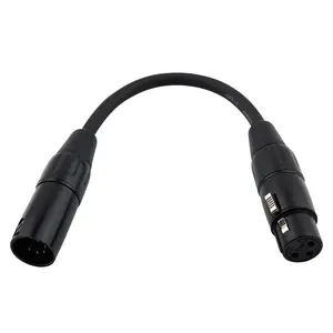 Pig Hog 6" DMX adapter 5 pin(M) to 3 pin(F) XLR