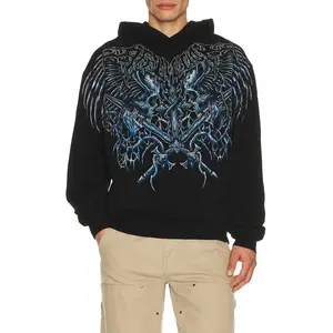 Affliction Toxic Wrath Hoodie in Black