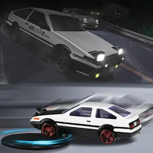 Dashboard Drift Spin Ornament, Alloy Rotating AE86 Auto Model Decoration, Classic Cool Mini  Dash Interior, Follow Drift When  Turns