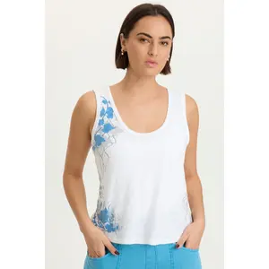 Printed Etano Jersey Tank