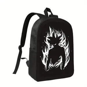 Anime Backpack with Large Capacity, Adjustable Shoulder Straps - Lightweight School Bag, Zipper Closure, for Teens, Adults, Anime Fans - Travel, College, Work Backpack - Everyday Carry Backpack, Anime Backpack, College Essentials, Bold Graphic Design, Du