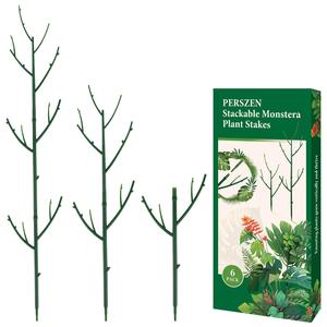 6 Pack Stackable Monstera Plant Support, Plant Stakes for Indoor and Outdoor Plants Use, Garden Stakes for Climbing and Potted Plants, Pothos, Philodendron