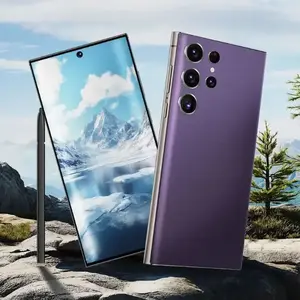 S25 Ultra Unlocked 5G Android 14 Smartphone.12GB+512GB,6.8" HD Display,68MP+108MPCam,6800mAh, Dual Card, Built-in Pen, FaceUnlock, , Case & Protector