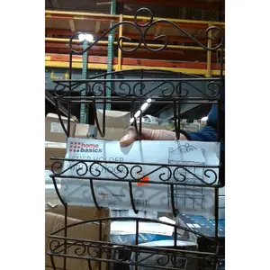 Home Basics Letter Holder - Brown Metal