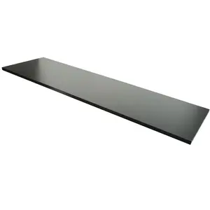 Econoco PW-1448BK 14 x 48 in. Melamine Shelf, Black, Shelves